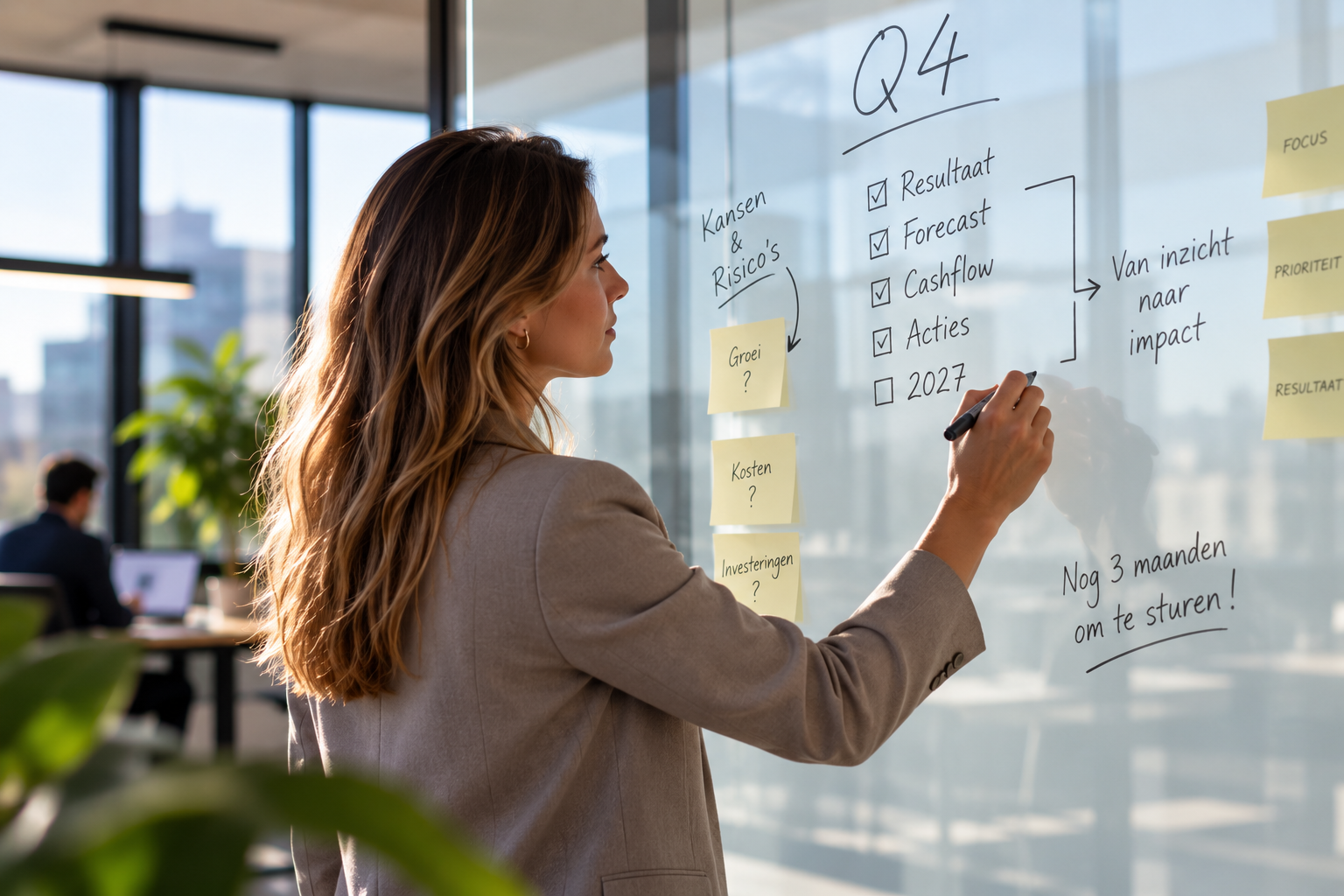 Financial kijkt vooruit en maakt financiële planning voor Q4